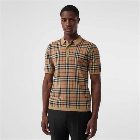 burberry print polo shirt|Burberry polo shirts for men.